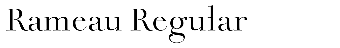 Rameau Regular